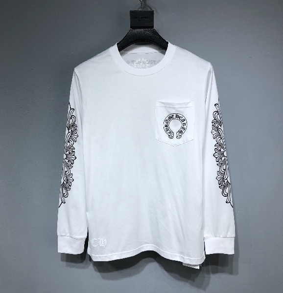 Replica Chrome Hearts Printing T-shirt Long Sleeve