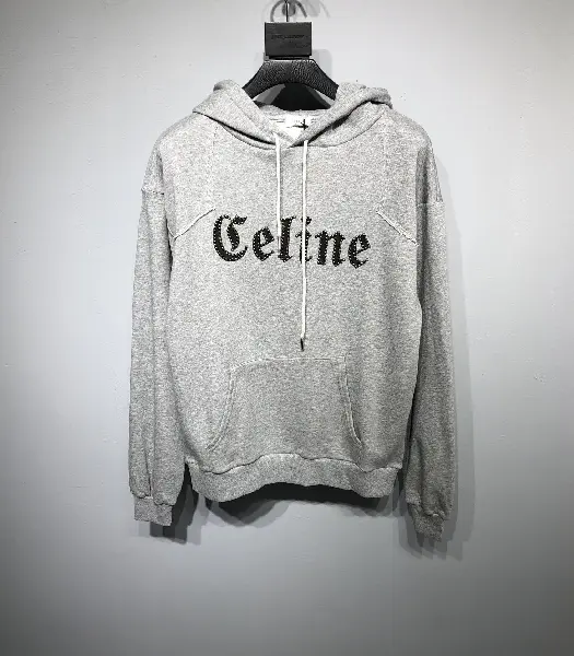 Replica CELINE 2022FW fashion hoodies in grey