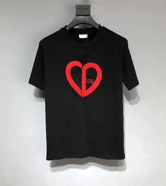 Replica DIOR 2022SS new collection CD loving heart T-Shirt