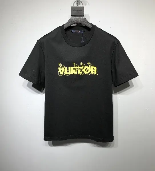 Replica Louis Vuitton 2022 Letter Printing T-shirt