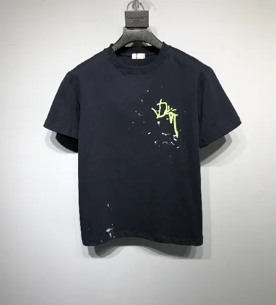 Replica Dior CD 2022 NEW Freehand Graffiti T-shirt