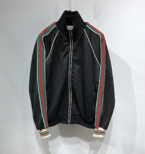 Replica Gucci Jacket GG jacquard jersey zip