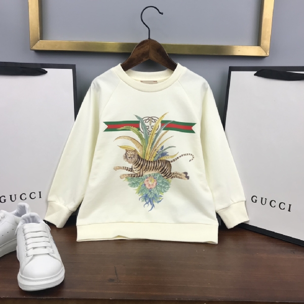 Replica Gucci 2022 New Tiger Print Children's Hoodies