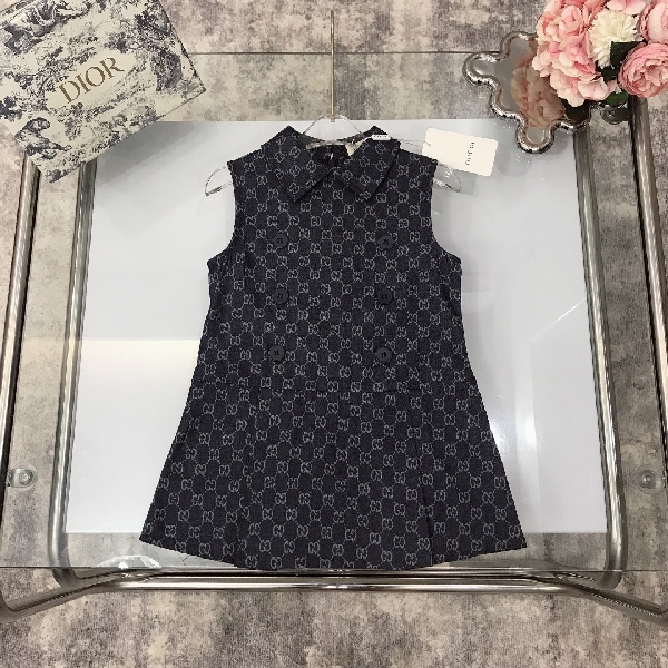 Replica Dior 2022 New Classic Retro Girl's Dress