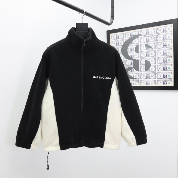 Replica Balenciaga Jacket Tracksuit Wool in Black