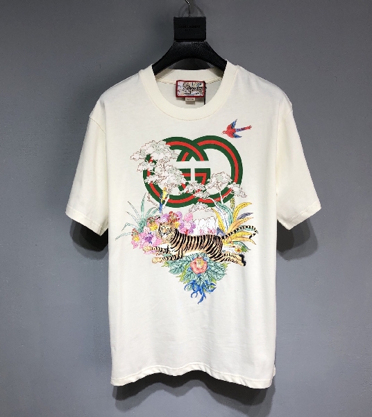 Replica GUCCI Double G 2022SS Tiger T-Shirt