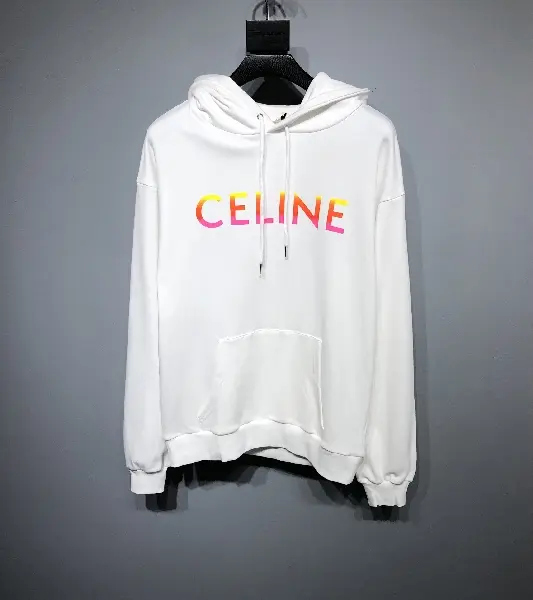 Replica CELINE 2022FW fashion hoodies in white