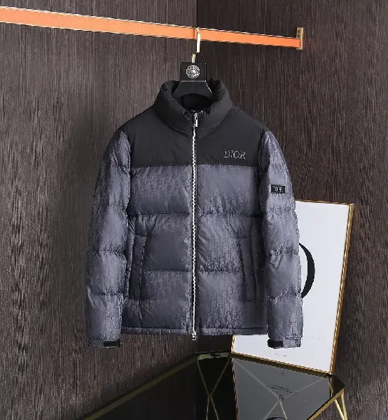 Replica Dior 2022 newoblique down jacket in grey