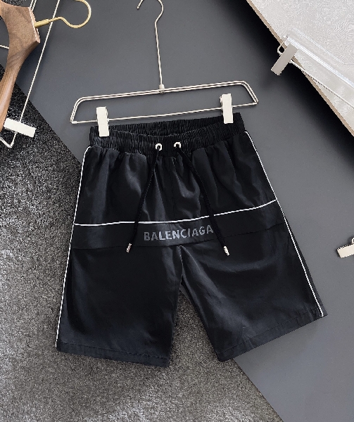 Replica Balenciaga Shorts Sporty B Tracksuit in Black