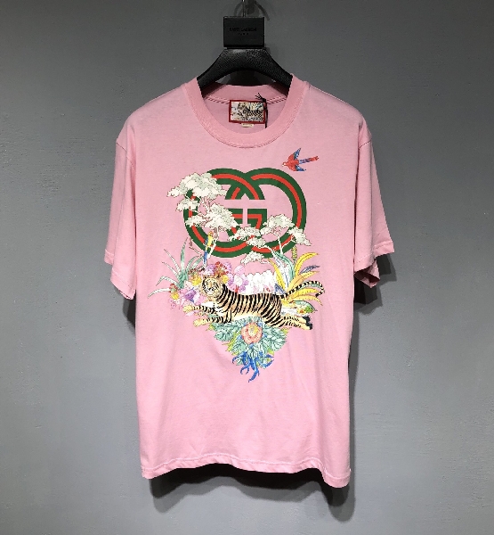 Replica GUCCI Double G 2022SS Tiger T-Shirt