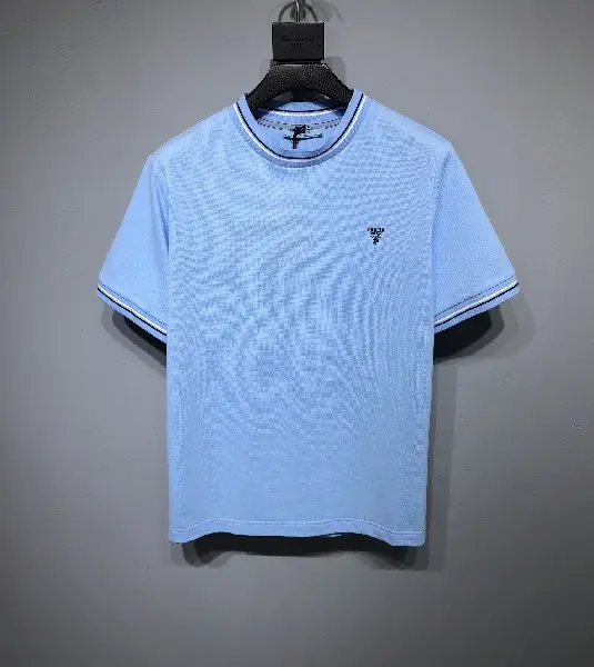 Replica PRADA 2022SS fashion T-shirt in blue