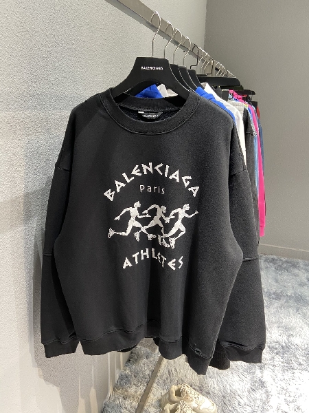 Replica Balenciaga Hoodie Printed in Black