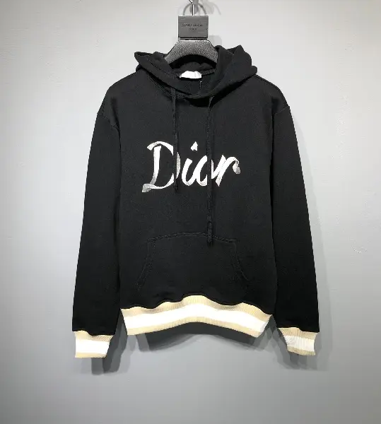 Replica Dior 2022FW fashion hoodies in black