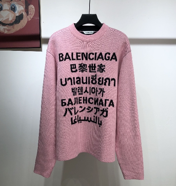 Replica Balenciaga Sweatshirt Dry Cleaning Boxy in Pink