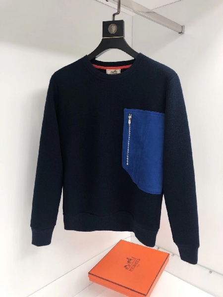 Replica Hermes Sweatshirt H for male in Black