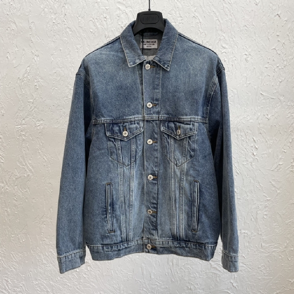 Replica Balenciaga Jacket Denim in Blue