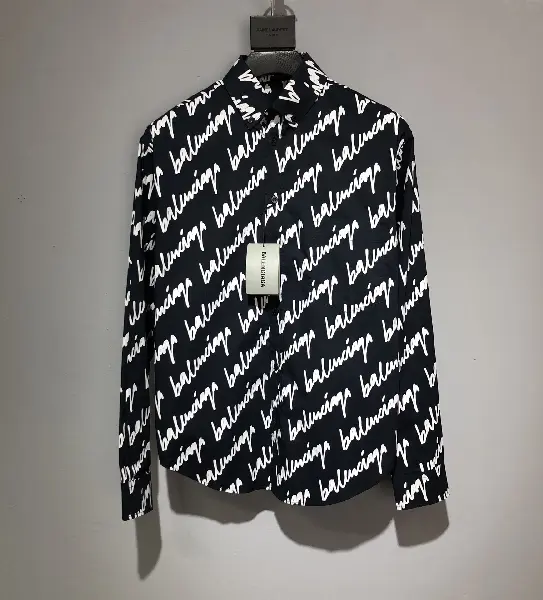 Replica BALENCIAGA 2022ss fashion shirt in black