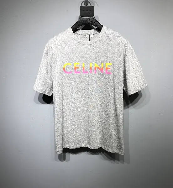 Replica CELINE 2022SS new arrival T-shirt in grey