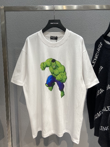 Replica Balenciaga T-Shirt Hulk?2021marvel Layered