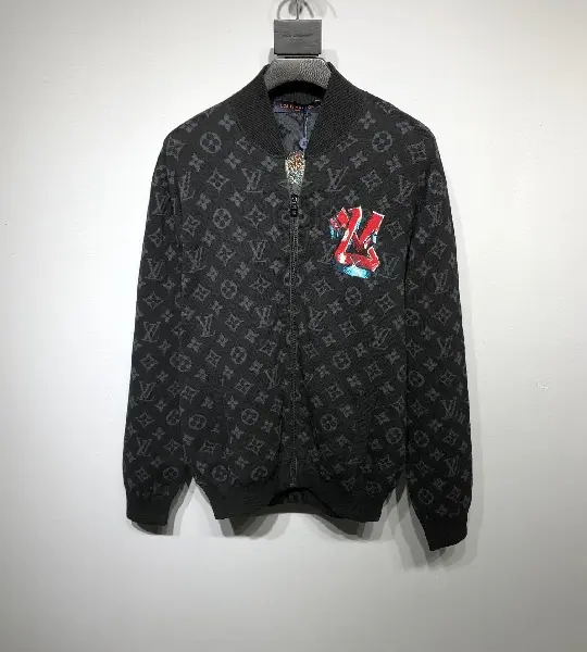 Replica LOUIS VUITTON 2022 new jacquard weave jacket