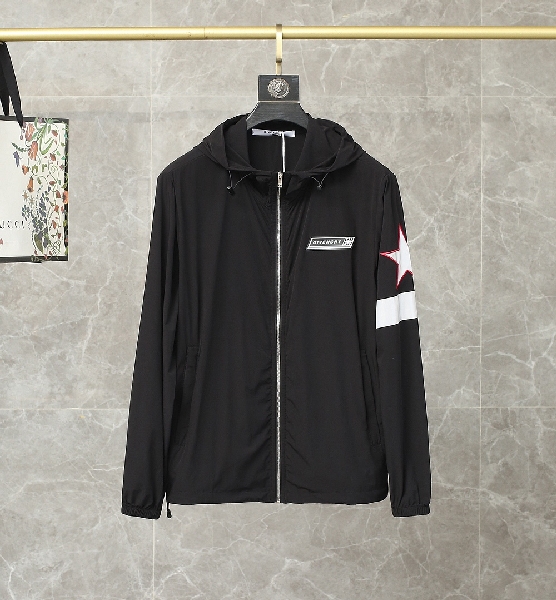 Replica Givenchy Jacket WindBreaker in Black