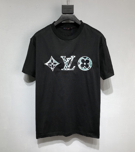 Replica LV 2022 Spring Flower Logo T-shirt