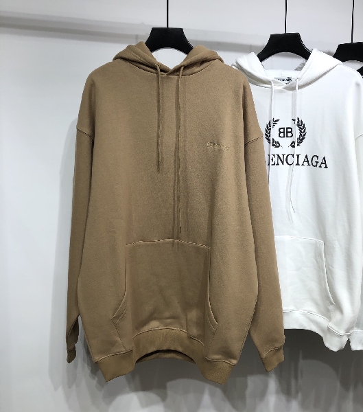 Replica Balenciaga Hoodie BB Pixel Medium Fit in Brown