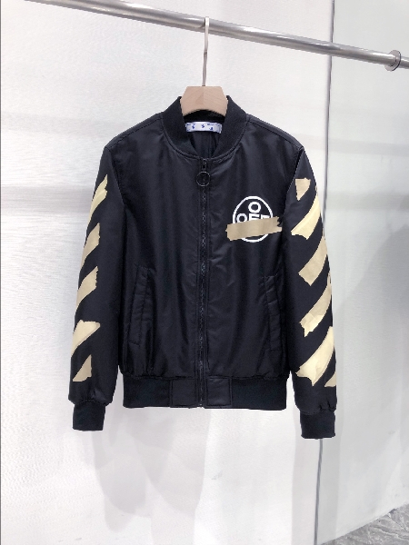 Replica Off-White Jacket Cotton in Black