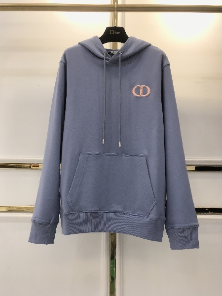 Replica Dior Hoodie Cd Icon Cotton in Blue