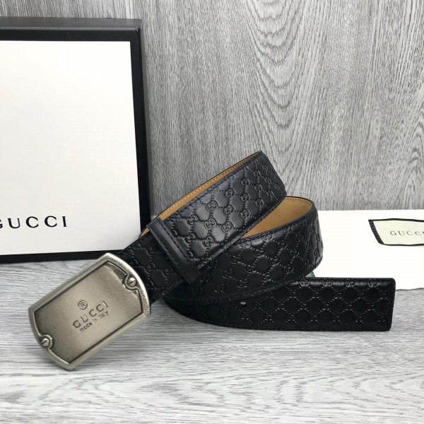 Replica Gucci Silver Men's Buckle BeltASS02299