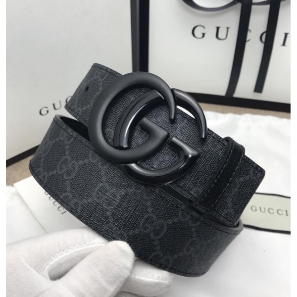 Replica Black Double G Gucci Buckle Belt ASS02330