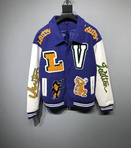 Replica LOUIS VUITTON 2022 girdling baseball jacket