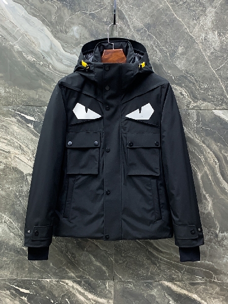 Replica Fendi Down Jacket in Black