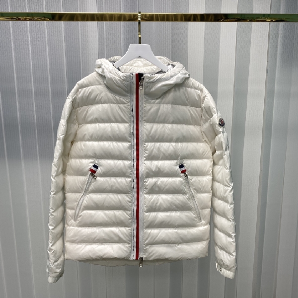 Replica Moncler Down Jacket White Duck Down in White