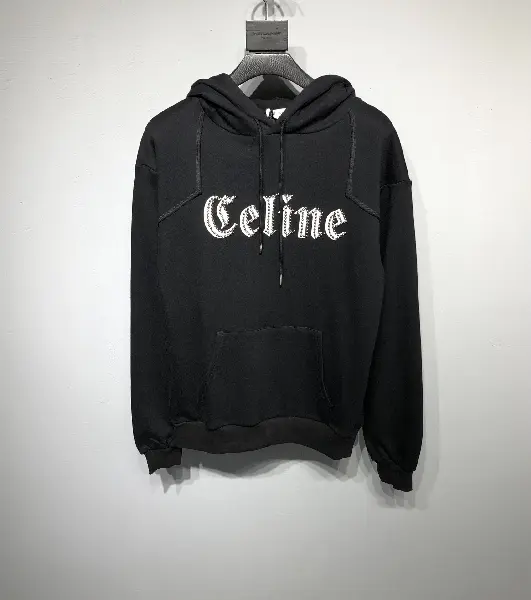 Replica CELINE 2022FW fashion hoodies in black