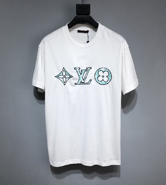 Replica LV 2022 Spring Flower Logo T-shirt