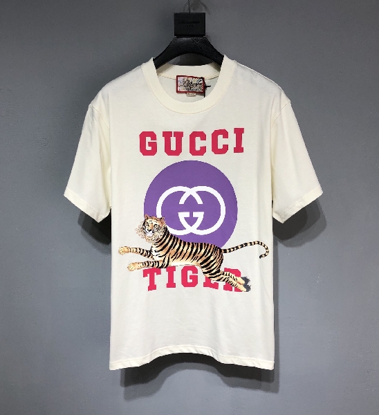 Replica GUCCI Double G 2022SS Tiger T-Shirt