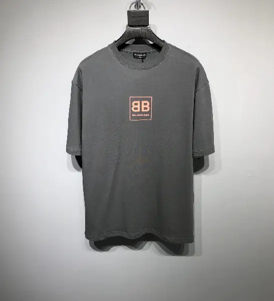 Replica BALENCIAGA 2022SS fashion T-shirt in grey