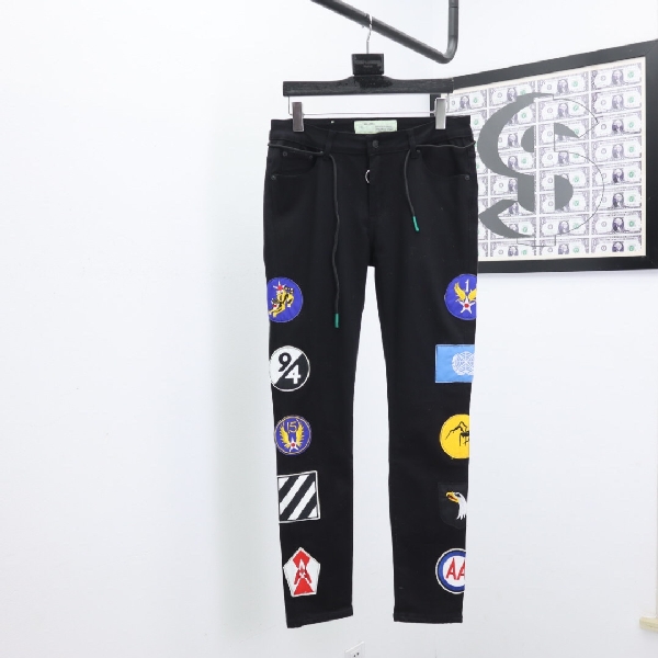 Replica Off-White Pants Logo SweatPantss in Black