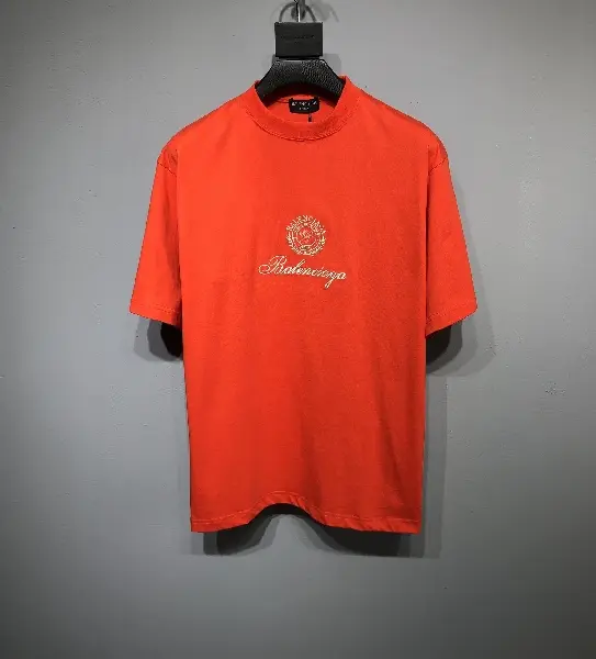 Replica BALENCIAGA 2022SS fashion T-shirt in orange