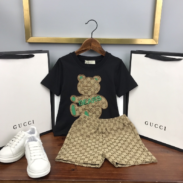 Replica Gucci 2022 Children's T-Shirt and Shorts Set