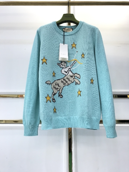 Replica Gucci Sweatshirt Freya Hartas GG animal wool