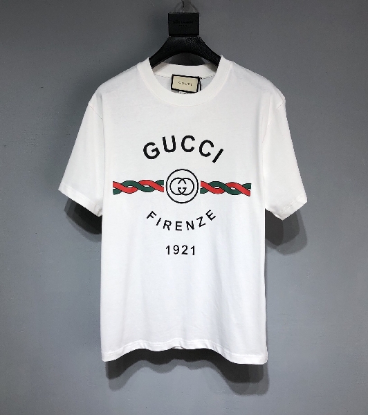 Replica GUCCI 2022SS Gci Firenze 1921 T-shirt