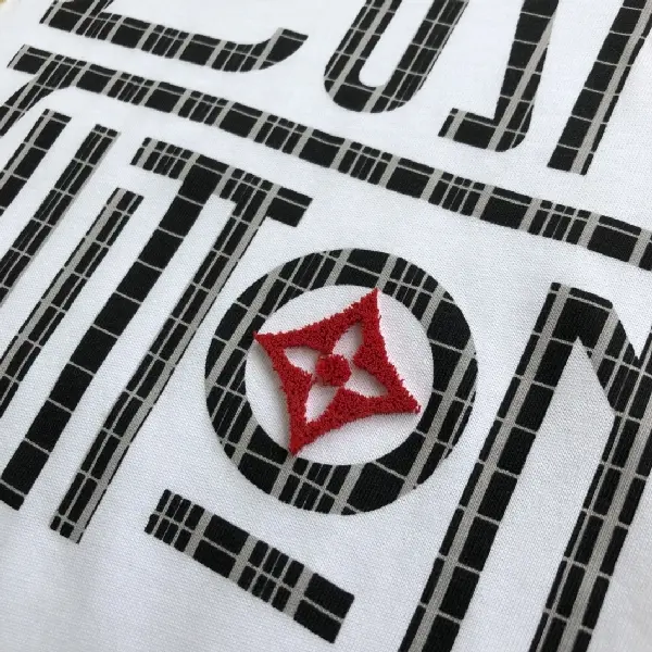 Replica LOUIS VUITTON 2022 New Mosaic printing T-shirt