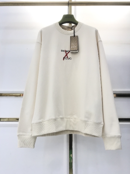 Replica Balenciaga & Gucci Sweatshirt in Cream