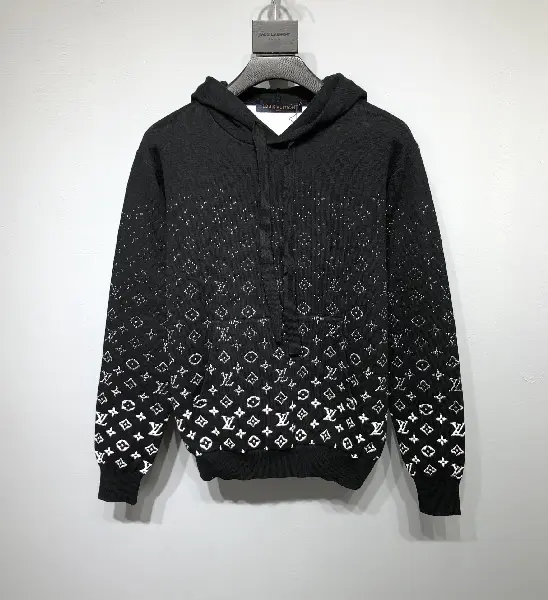 Replica LOUIS VUITTON 2022SS NEW hoodies in black