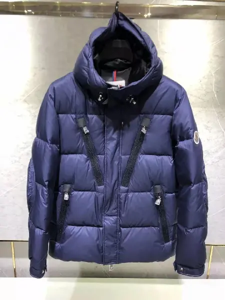 Replica New Moncler Jacket White Goose Down in Blue