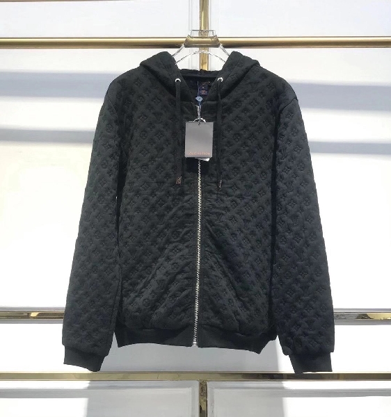 Replica Louis Vuitton Hoodie Full Monogram Jacquard