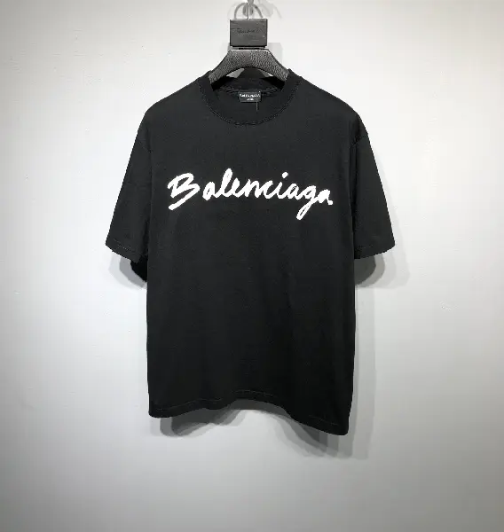 Replica BALENCIAGA 2022SS fashion T-shirt in black