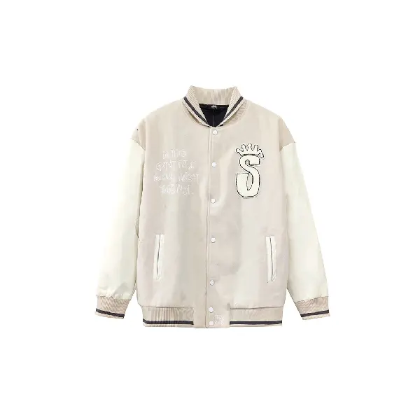 Replica Givenchy 2022 new human made varsity jacket in white